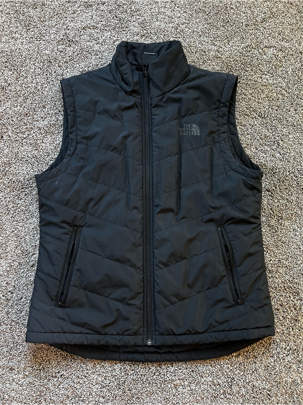 The North Face Black Quilted Insulated Vest